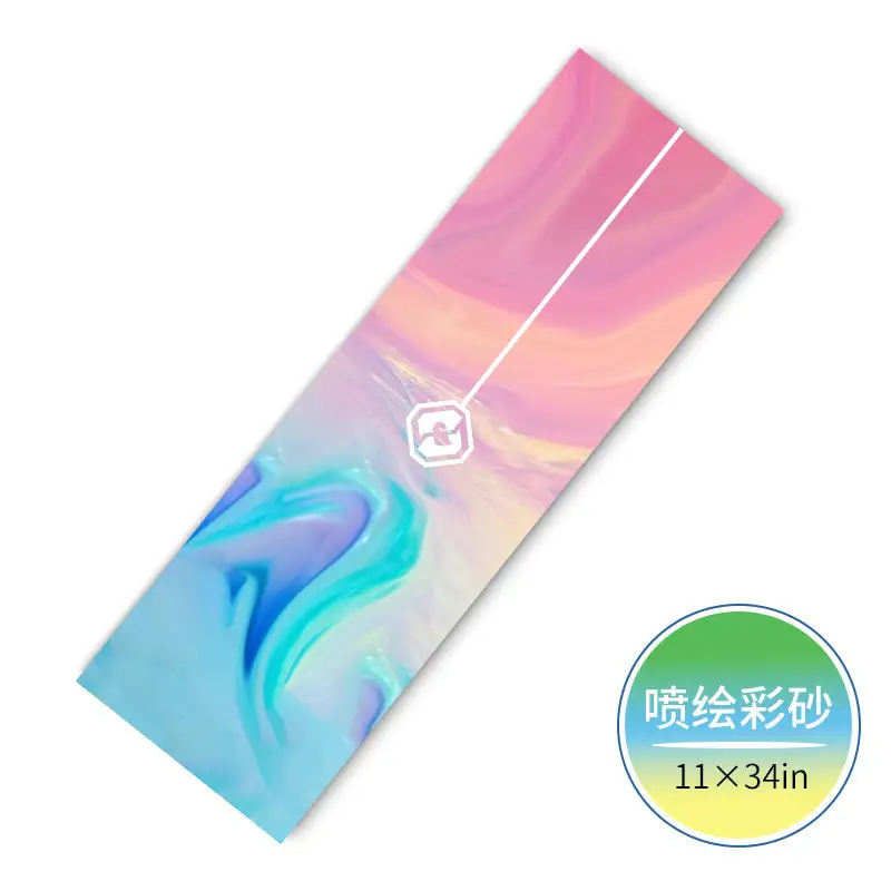 Land surfboard color sandpaper flat Flower Dance board sandpaper photo sandpaper four-wheel skateboard sandpaper - Image 16