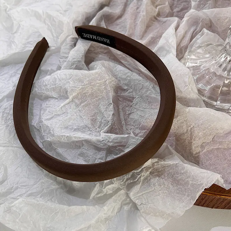 Sponge Hair Band White Candy Color Wash Face Online Celebrity Hair Band Temperament Hair Pin Summer Solid Color Hair Accessories - Image 4