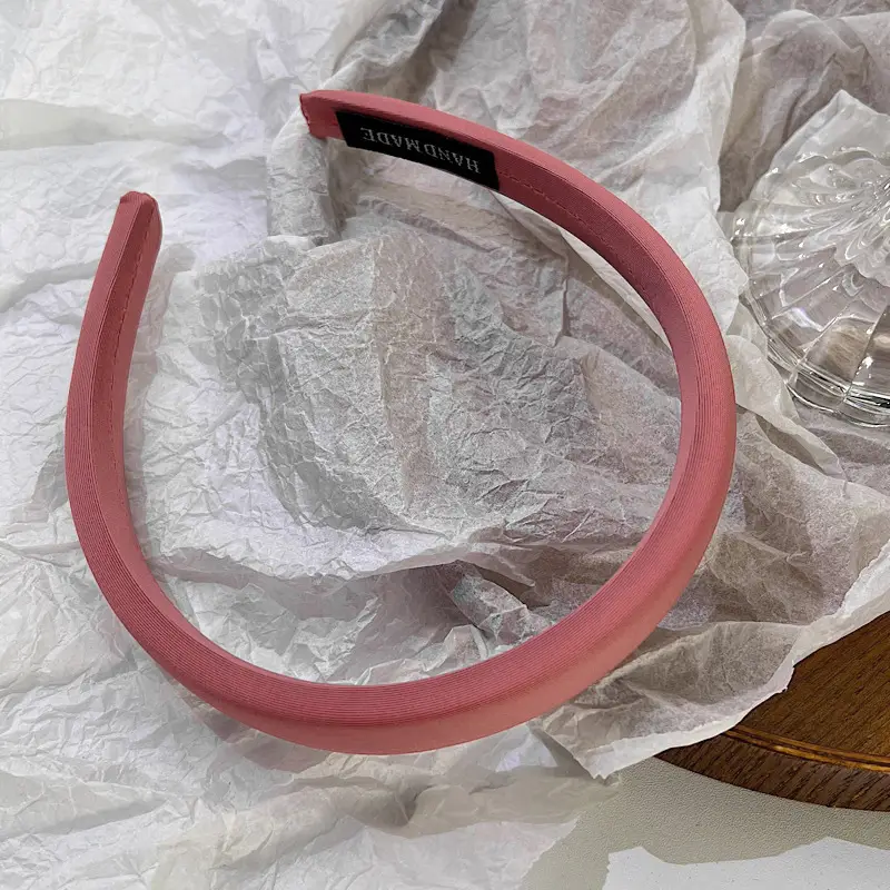 Sponge Hair Band White Candy Color Wash Face Online Celebrity Hair Band Temperament Hair Pin Summer Solid Color Hair Accessories — feature 15