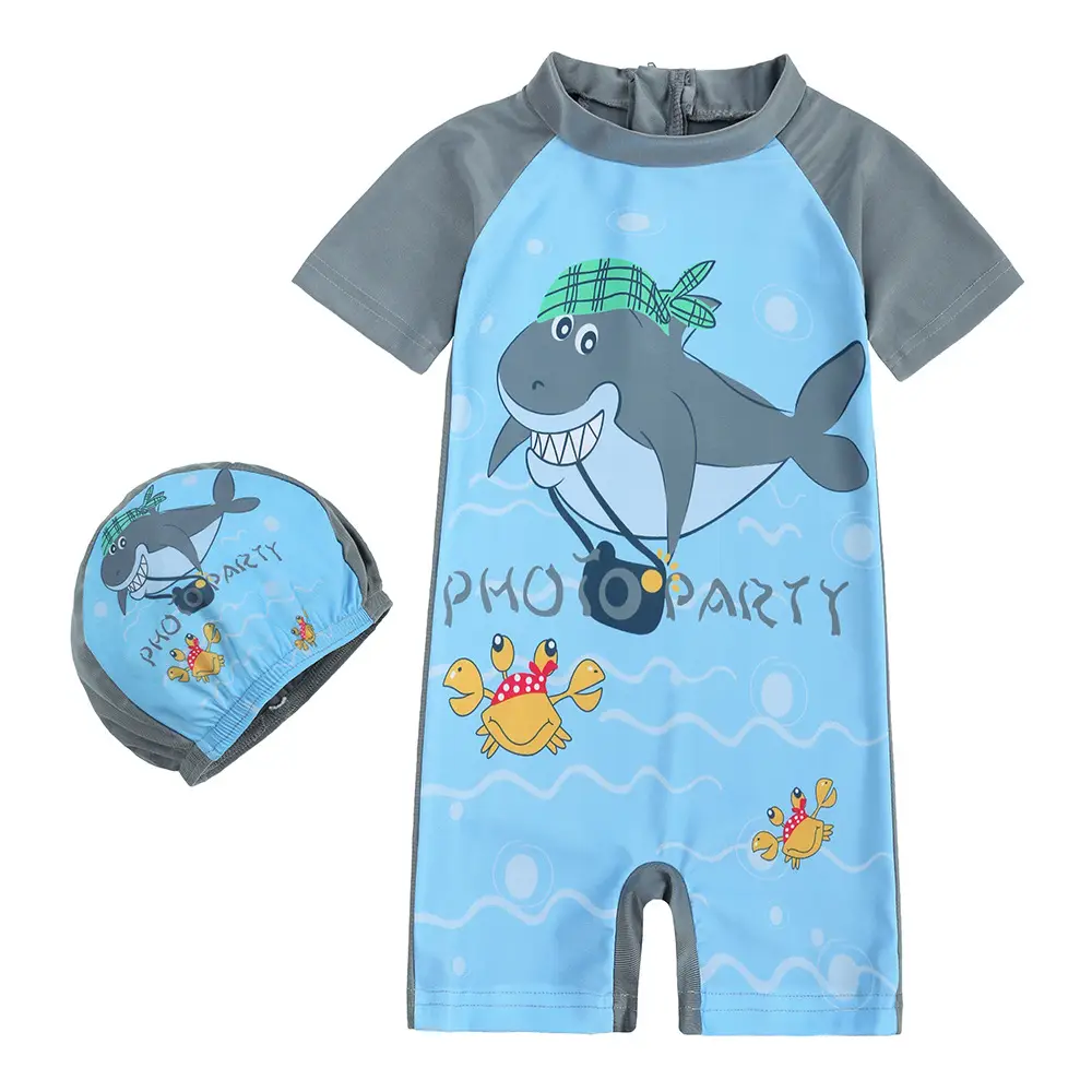 Dinosaur Hooded Swimwear for Kids Small Medium