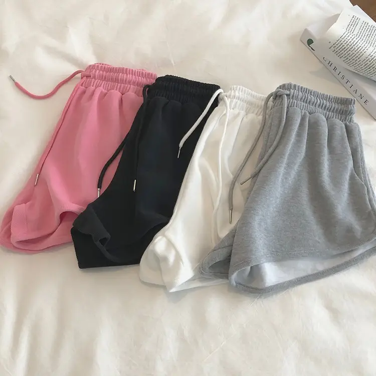 Grey 3-point Hot Waist Shorts for Women — feature 10