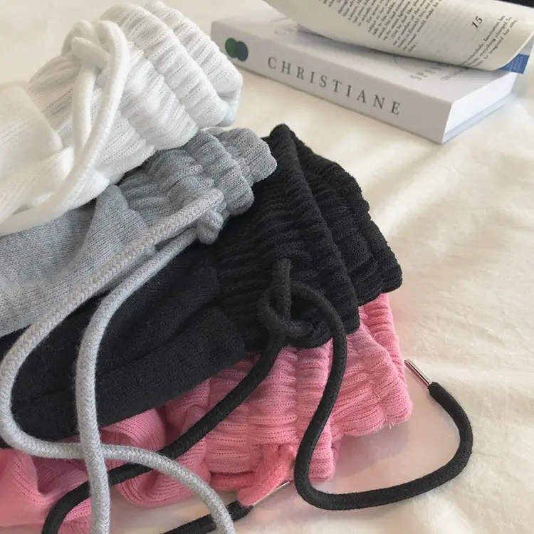 Grey 3-point Hot Waist Shorts for Women — feature 11