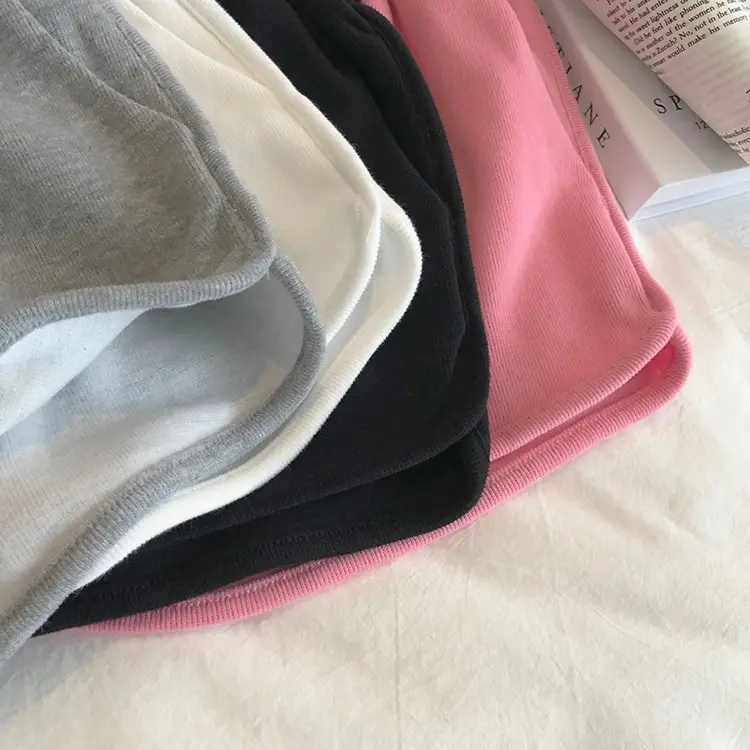 Grey 3-point Hot Waist Shorts for Women — feature 15