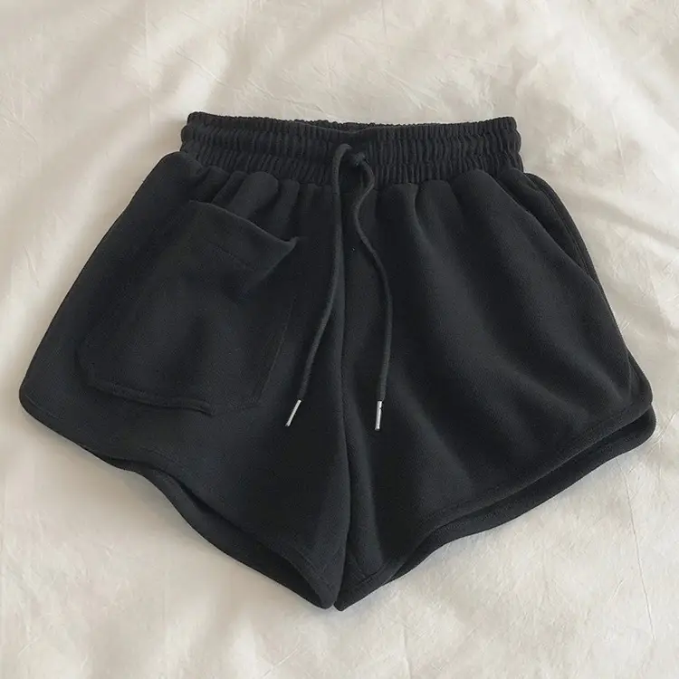 Grey 3-point Hot Waist Shorts for Women — feature 20