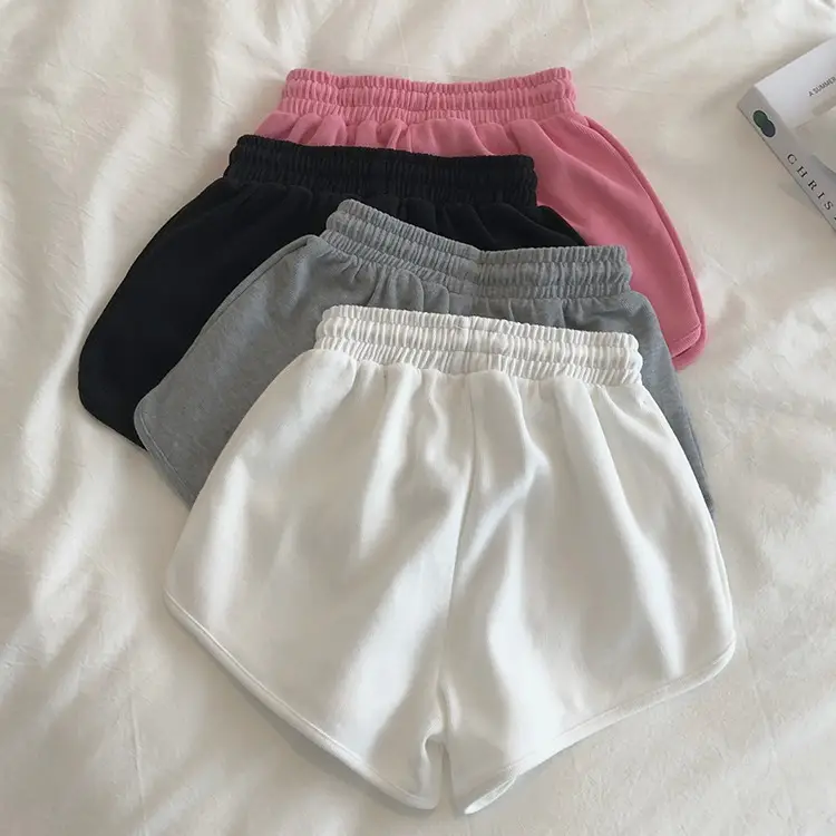 Grey 3-point Hot Waist Shorts for Women — feature 21