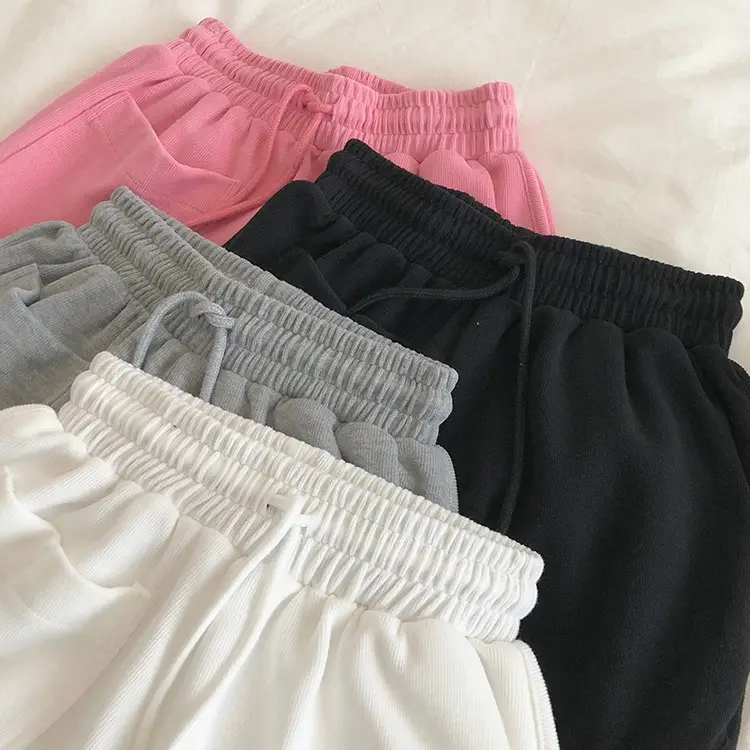 Grey 3-point Hot Waist Shorts for Women — feature 6
