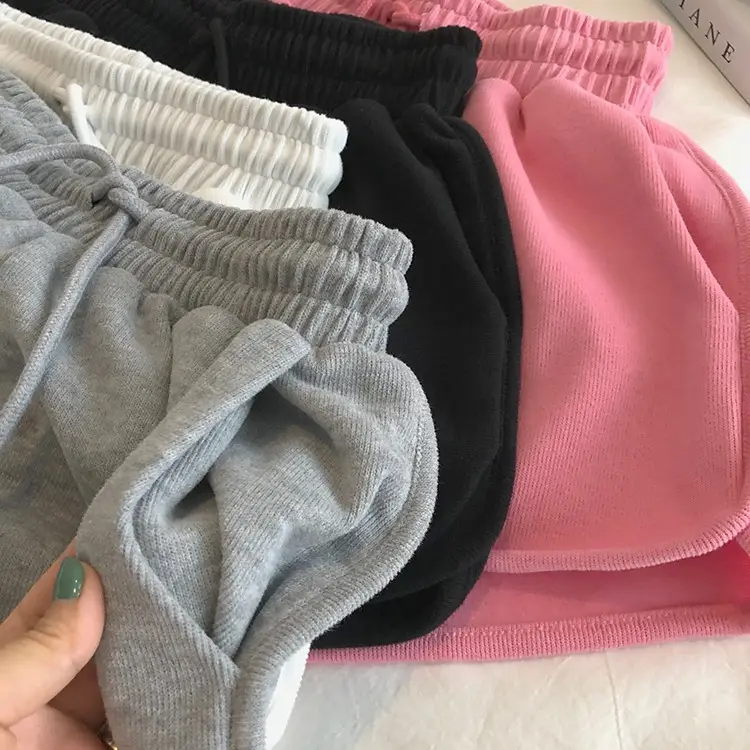 Grey 3-point Hot Waist Shorts for Women — feature 9