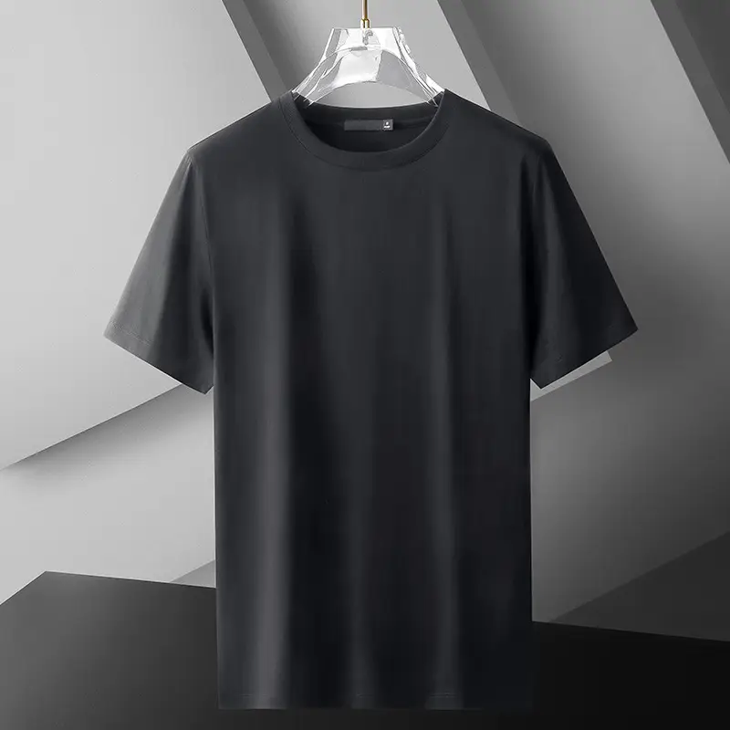Men Long-Staple Cotton T-Shirt Summer 2025 - Image 2