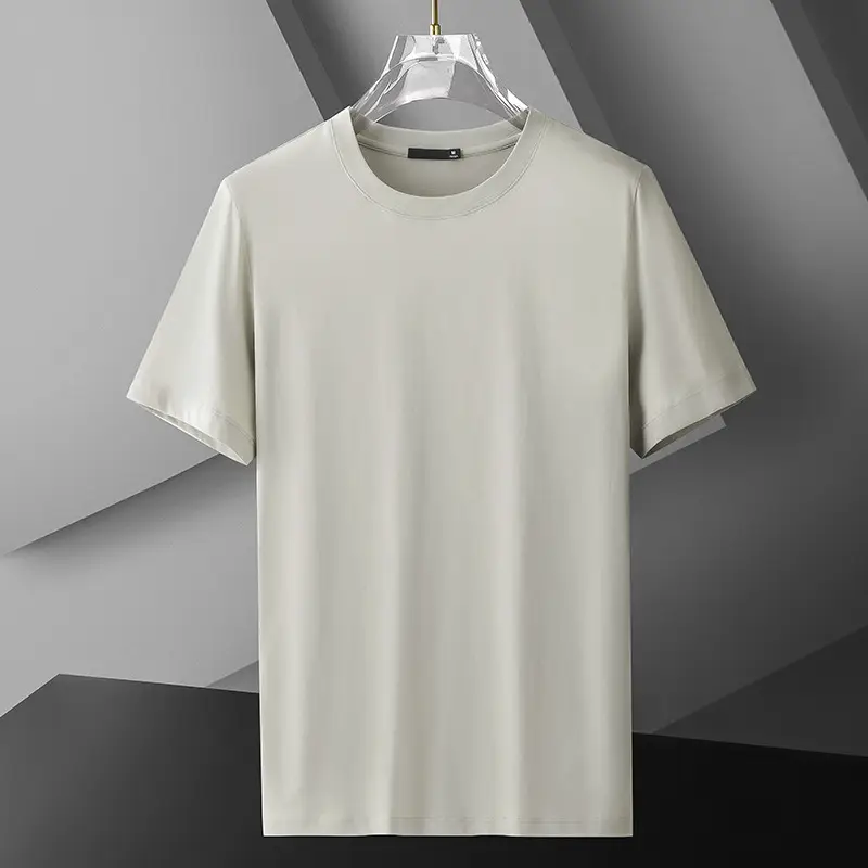 Men Long-Staple Cotton T-Shirt Summer 2025 - Image 3
