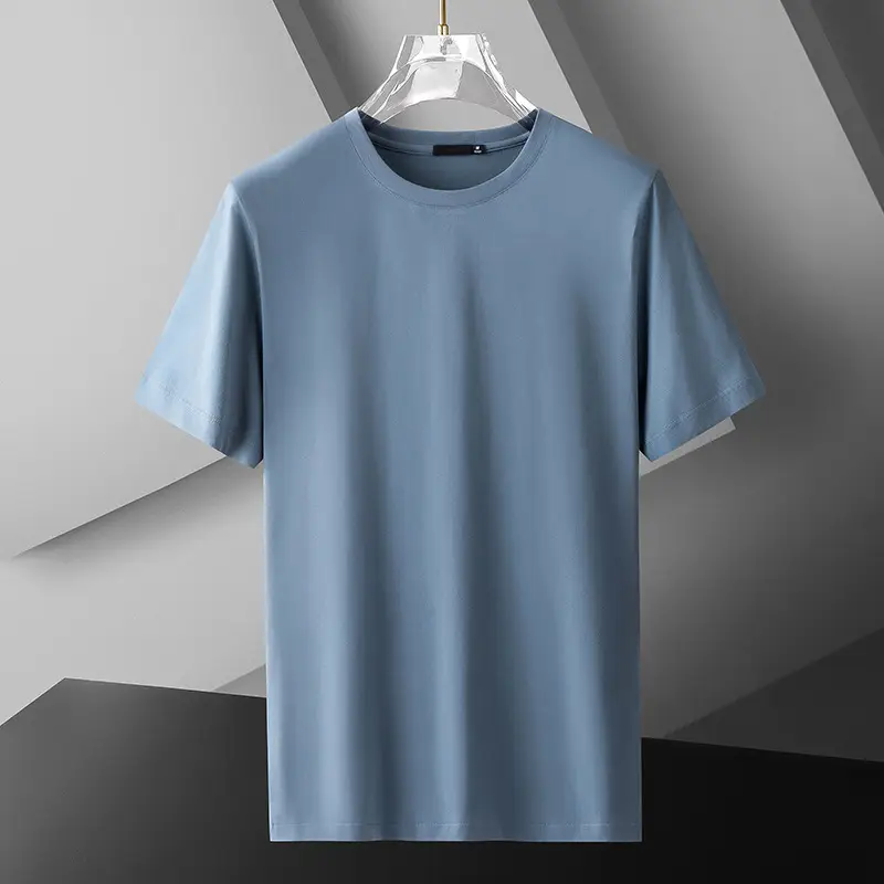 Men Long-Staple Cotton T-Shirt Summer 2025 - Image 4