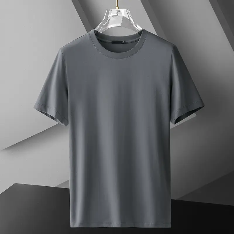 Men Long-Staple Cotton T-Shirt Summer 2025 - Image 5