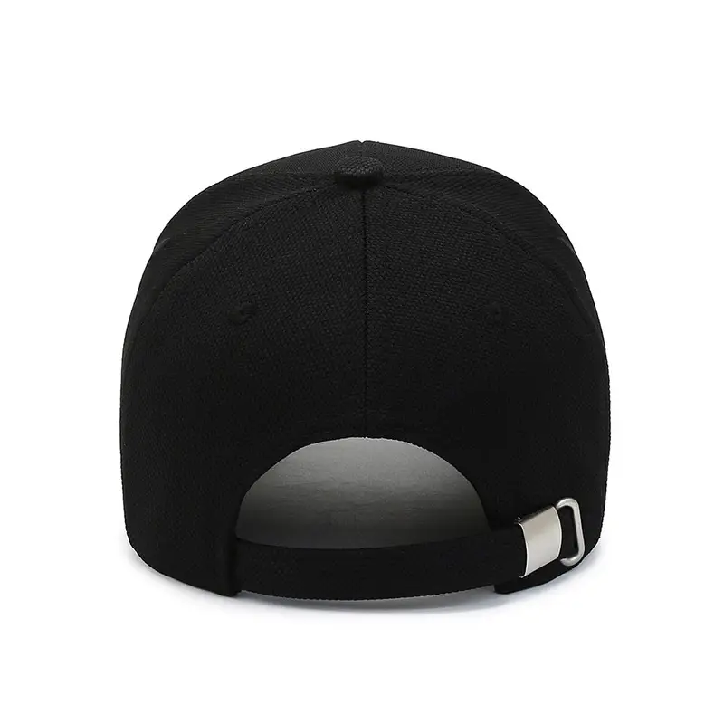 Men China Embroidered Cap Black White Grey