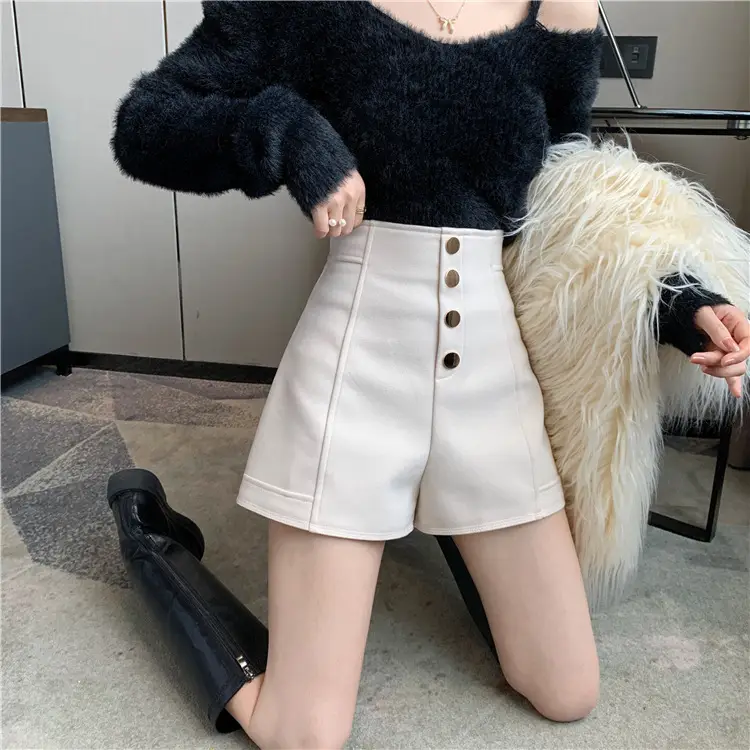 Black High Waist Chubby Shorts Women Spring Summer — feature 10