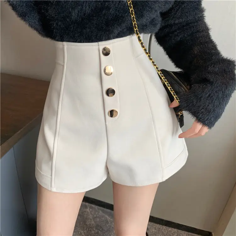 Black High Waist Chubby Shorts Women Spring Summer — feature 11