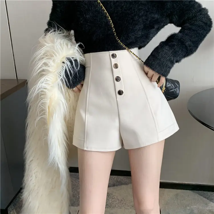 Black High Waist Chubby Shorts Women Spring Summer — feature 5