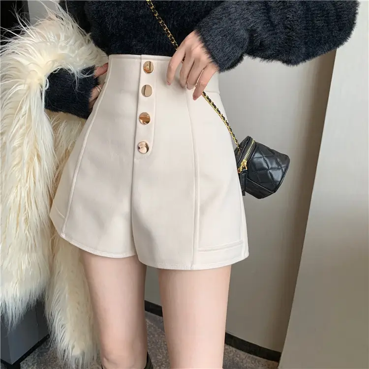 Black High Waist Chubby Shorts Women Spring Summer — feature 7