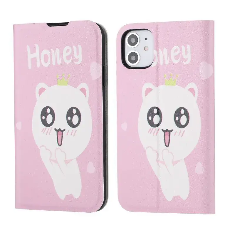 Oppo Mobile Phone Case with Cat Design White