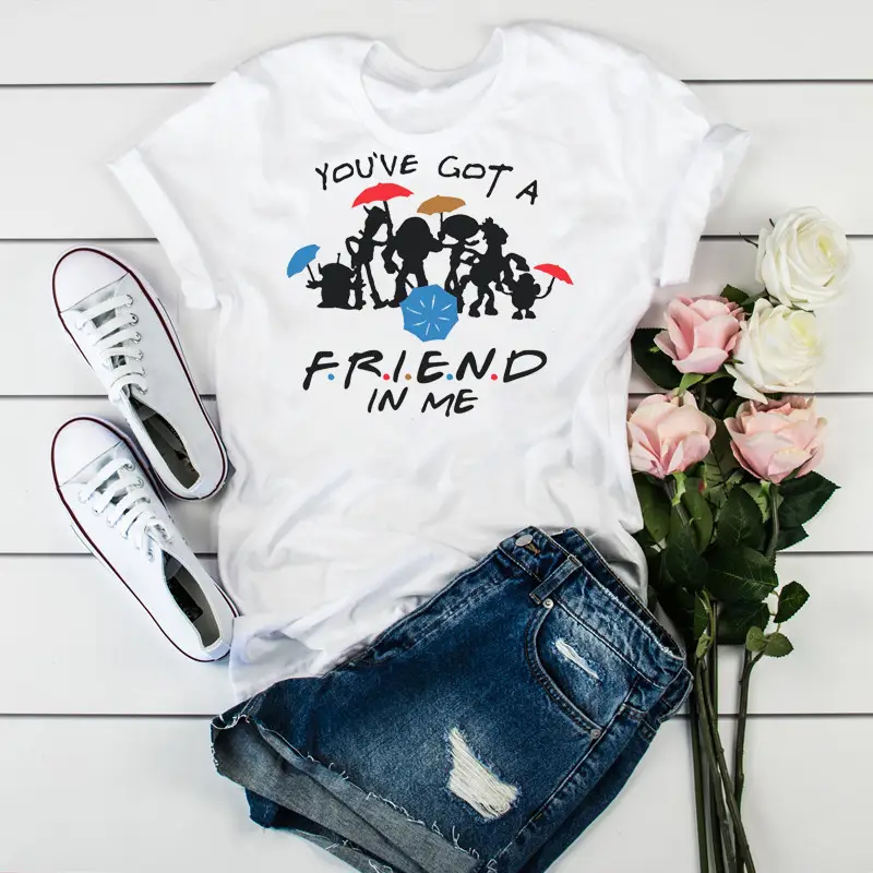 Women Leopard Heartbeat Printed T-Shirt White Short Sleeve