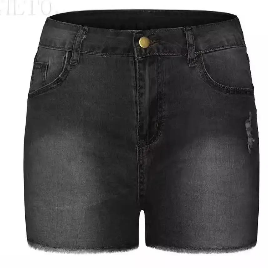 High Waist Denim Shorts for Women Cross Border Flow Combed - Image 7