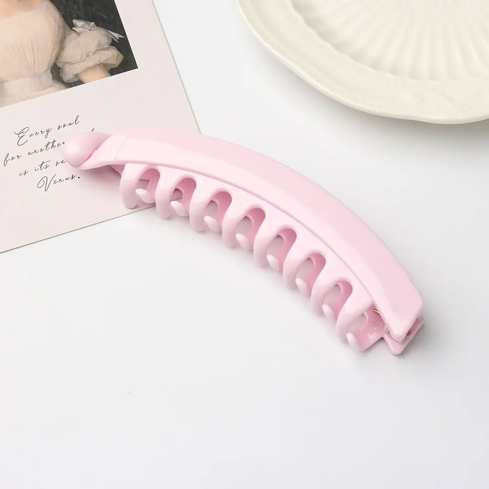 Pink Multi-Head Hair Clip for High Ponytail - Image 7