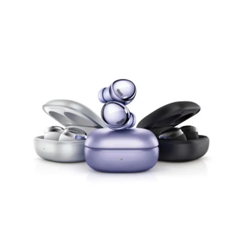 Bluetooth Headset with 3-in-1 Charging Case Purple - Image 2