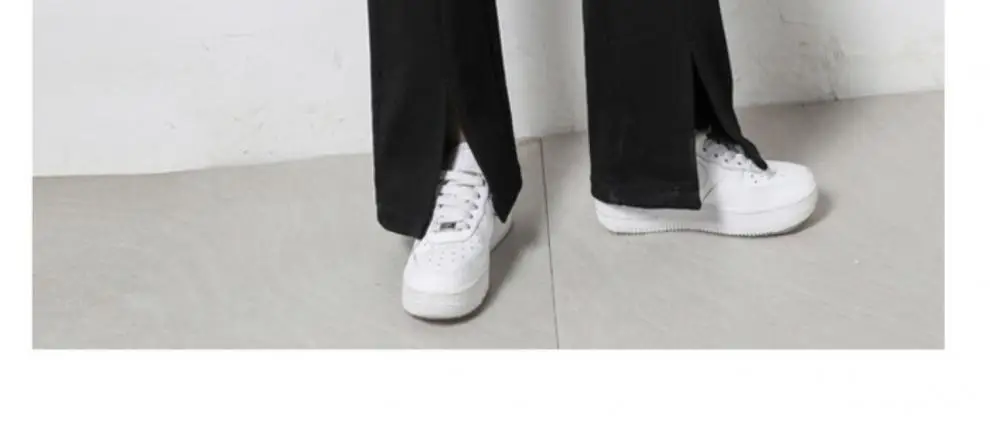 Women Black Wide Leg Flared Pants High Waist 2025 — feature 13