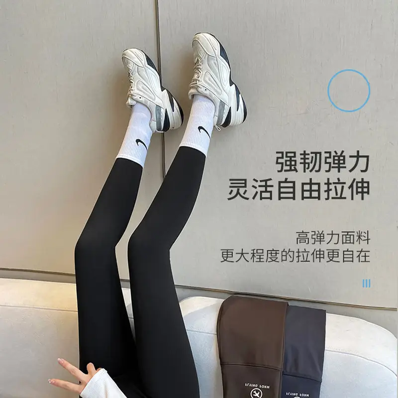 Women's Black Skinny Leggings High Strength Fabric - Image 43