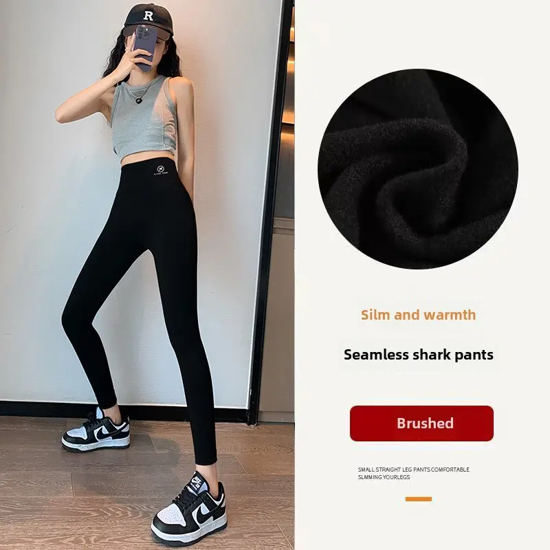 Women's Black Skinny Leggings High Strength Fabric - Image 10