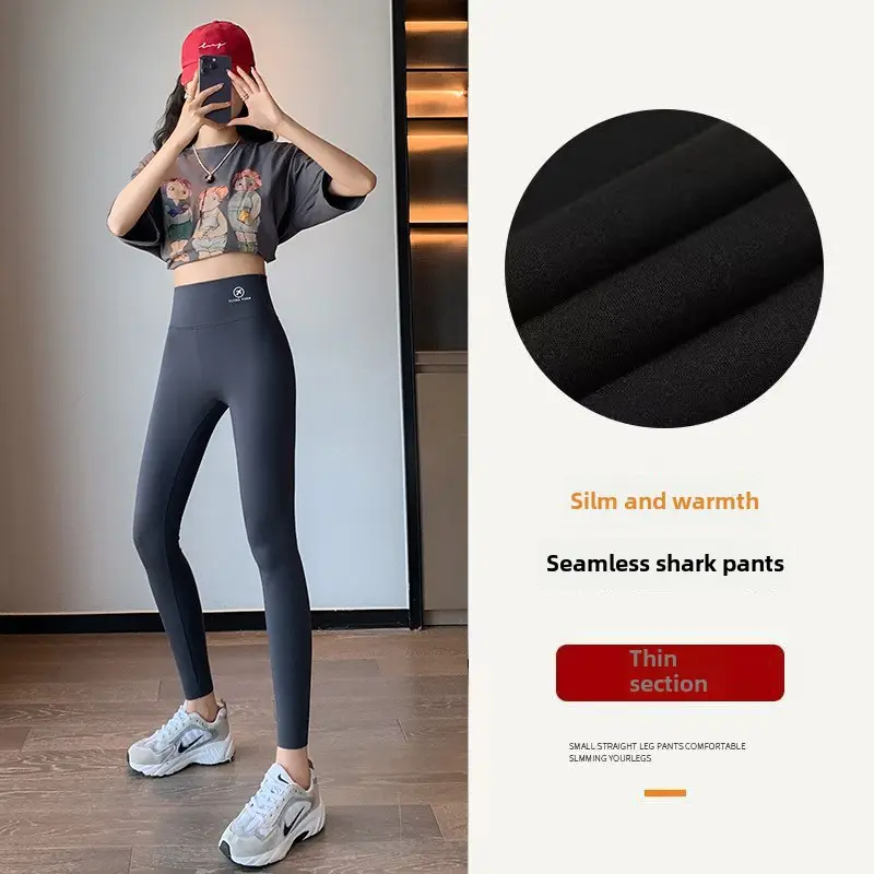 Women's Black Skinny Leggings High Strength Fabric - Image 6