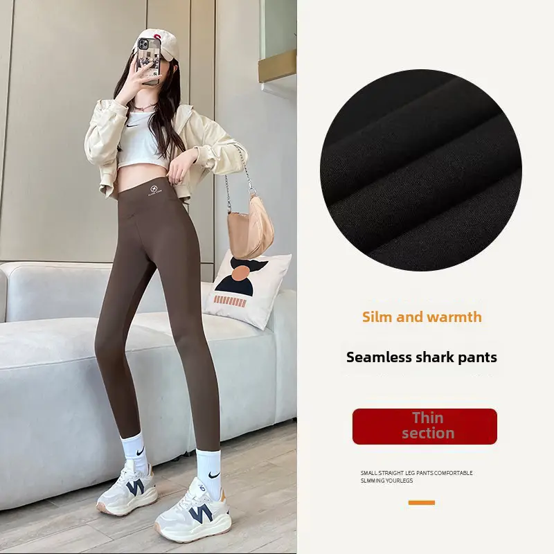 Women's Black Skinny Leggings High Strength Fabric - Image 7