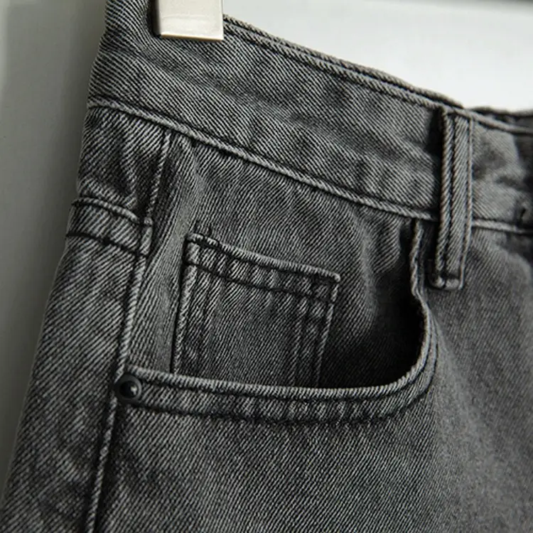 Women Blue Ripped Denim Shorts Slimming High Waist - Image 7