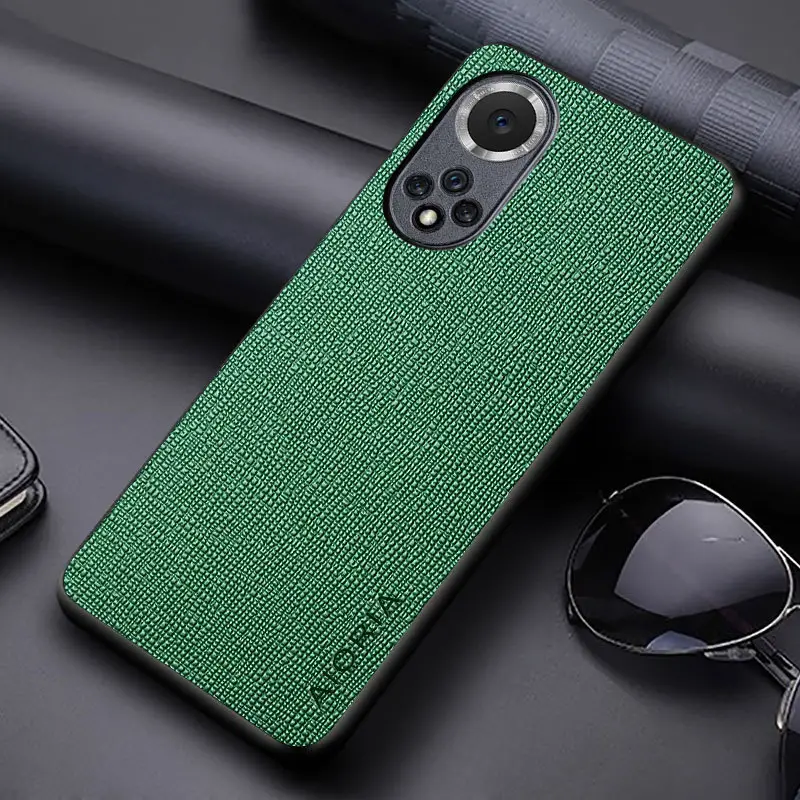 Classic Saffiano Leather Case for Huawei Devices