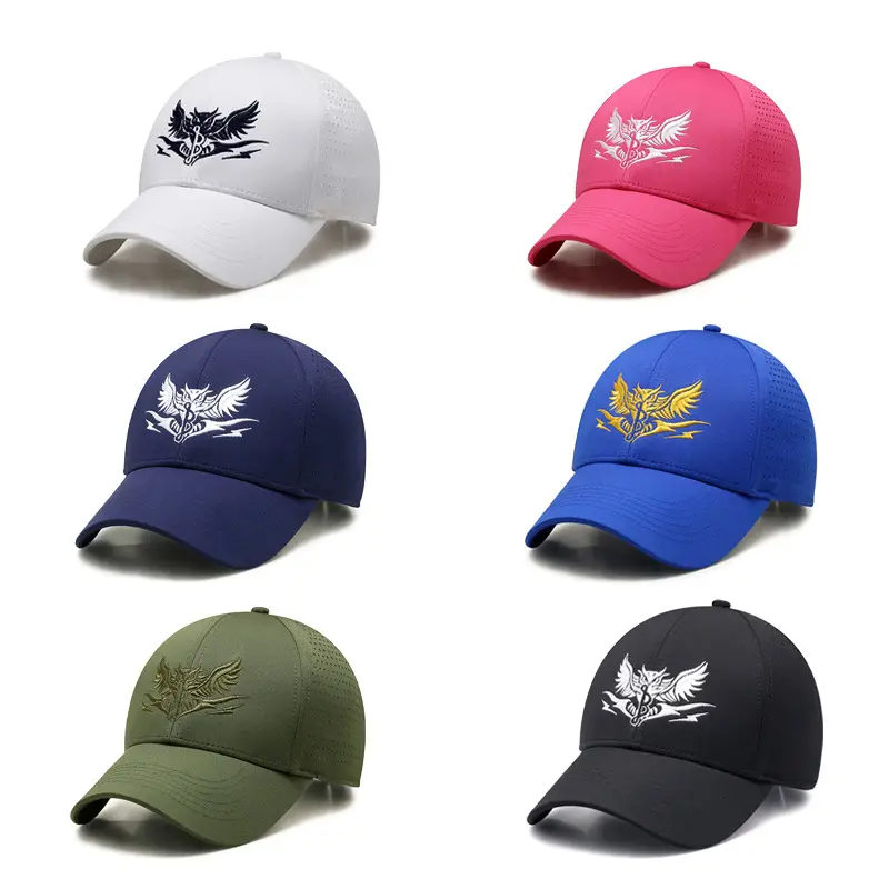 White Embroidered Baseball Cap with Dragon Design - Image 14