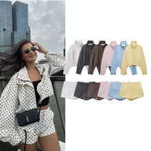 Feather Decorated Satin Shirt Women + Pink Trousers 2022 Spring New Retro Western Style Fashion Suit — feature 16