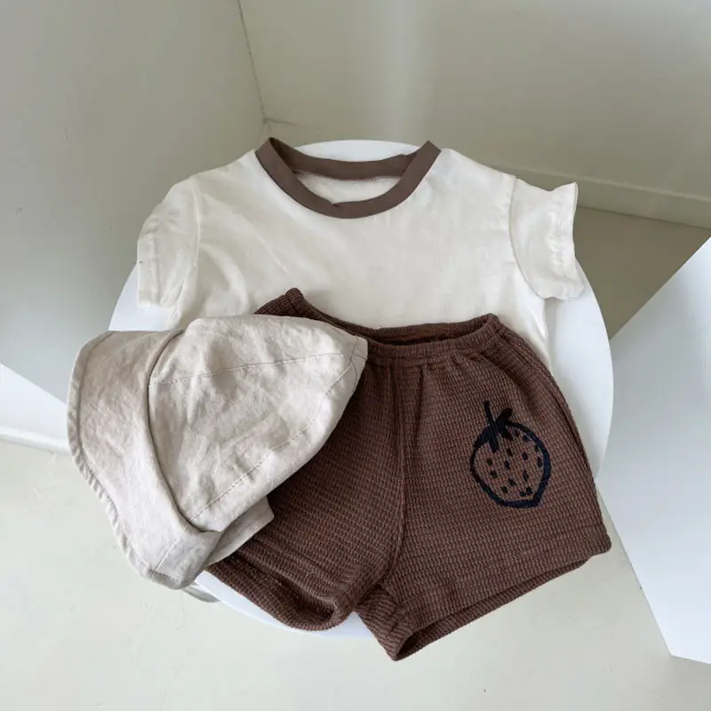 Korean Style Baby Boys Summer T-Shirt + Shorts Set - Image 6