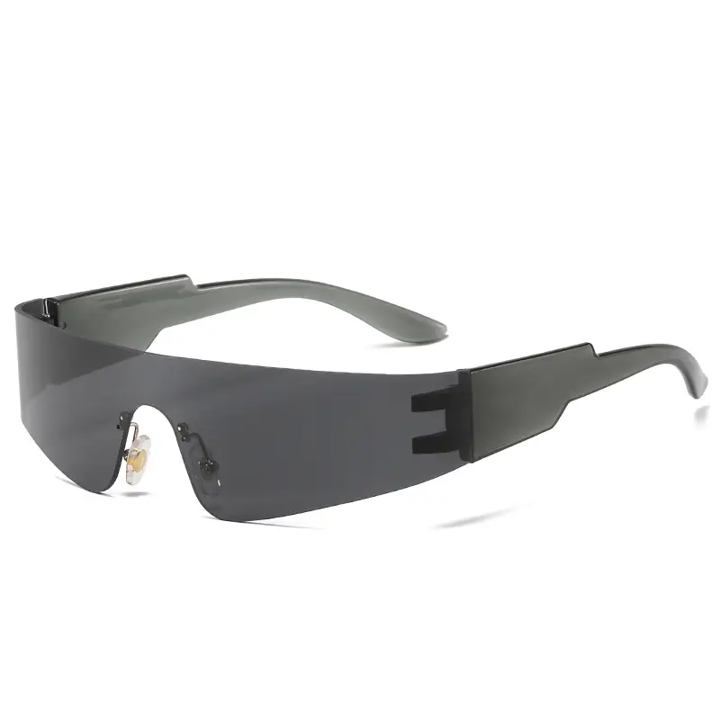 Women Punk Sunglasses Rimless Colorful Fashion