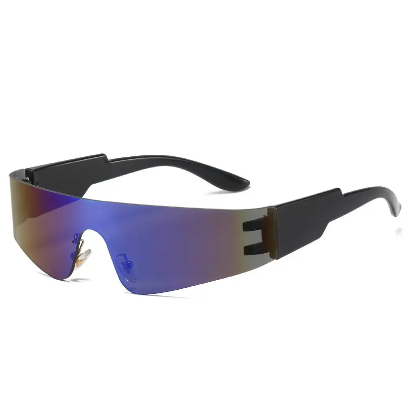 Women Punk Sunglasses Rimless Colorful Fashion - Image 2
