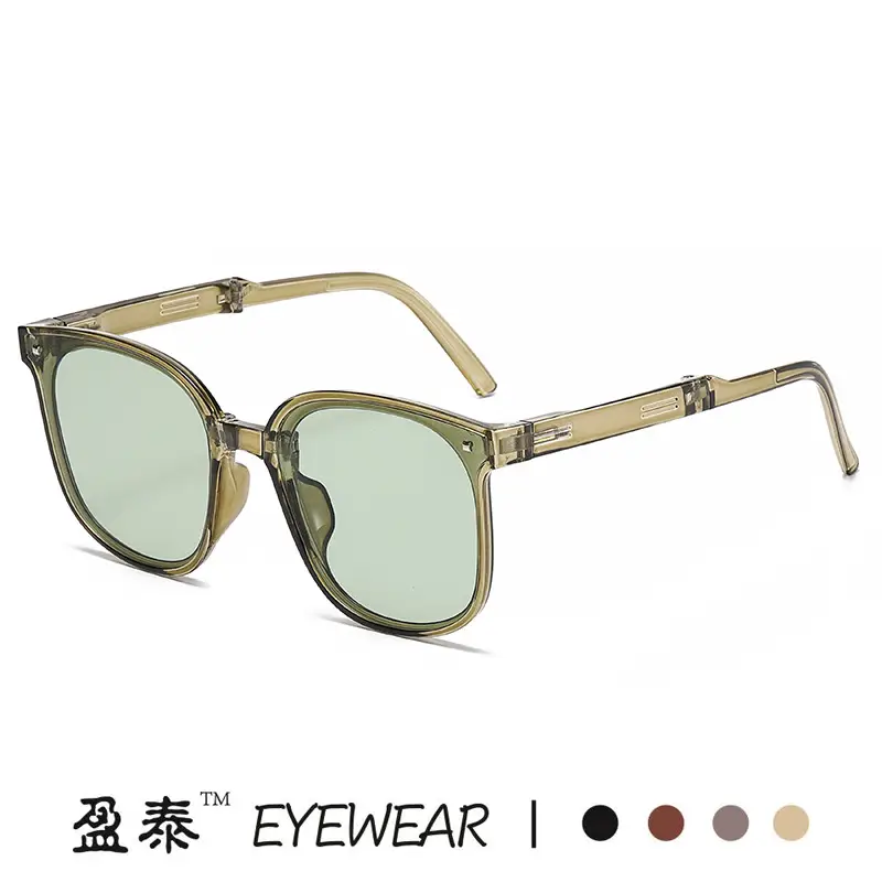Brown-Brown Sunglasses with Gold Frame Anti-UV - Image 9