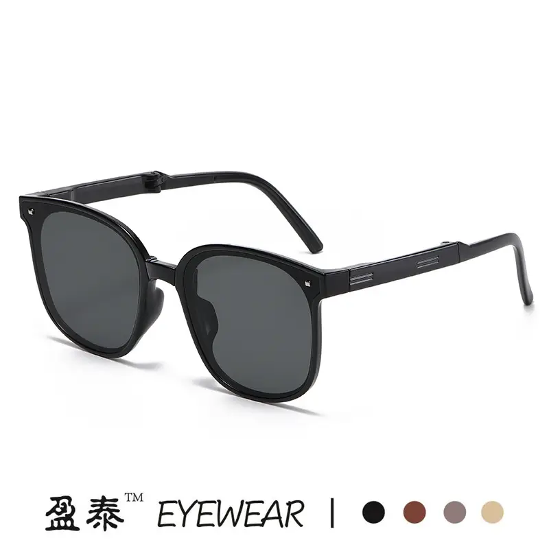 Brown-Brown Sunglasses with Gold Frame Anti-UV - Image 10