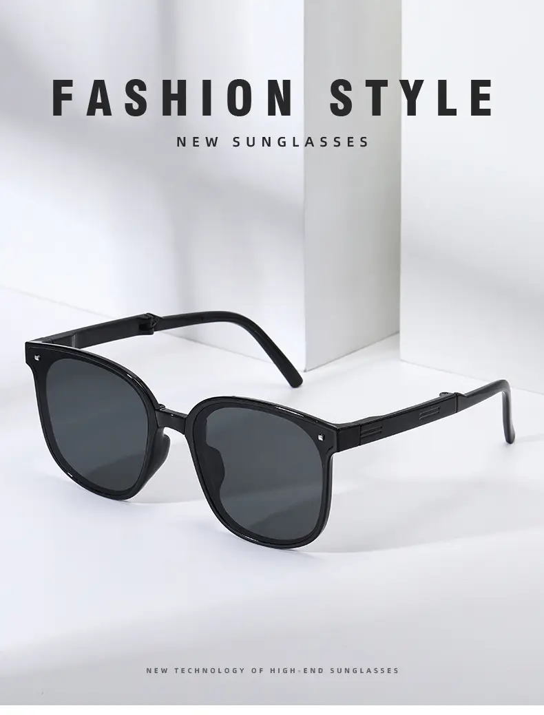 Brown-Brown Sunglasses with Gold Frame Anti-UV — feature 11