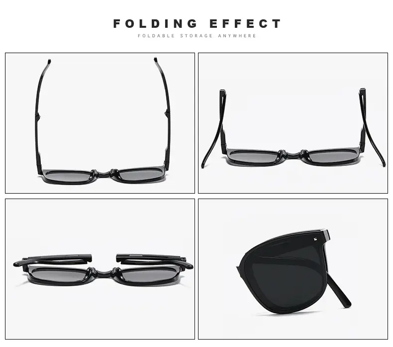 Brown-Brown Sunglasses with Gold Frame Anti-UV — feature 12