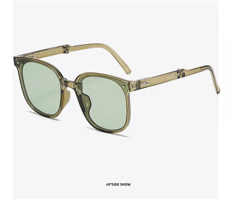 Brown-Brown Sunglasses with Gold Frame Anti-UV — feature 20