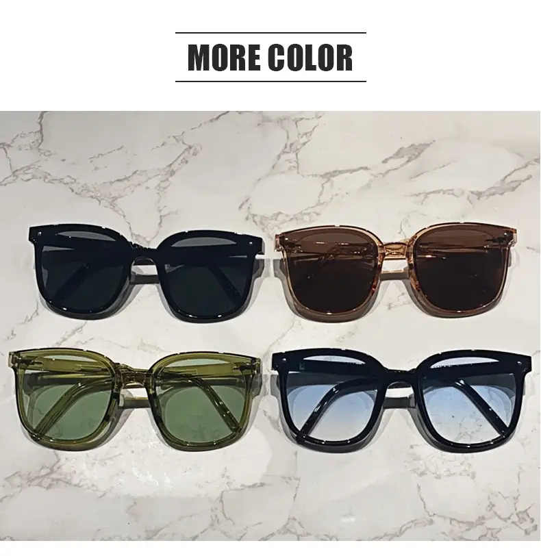 Brown-Brown Sunglasses with Gold Frame Anti-UV — feature 23
