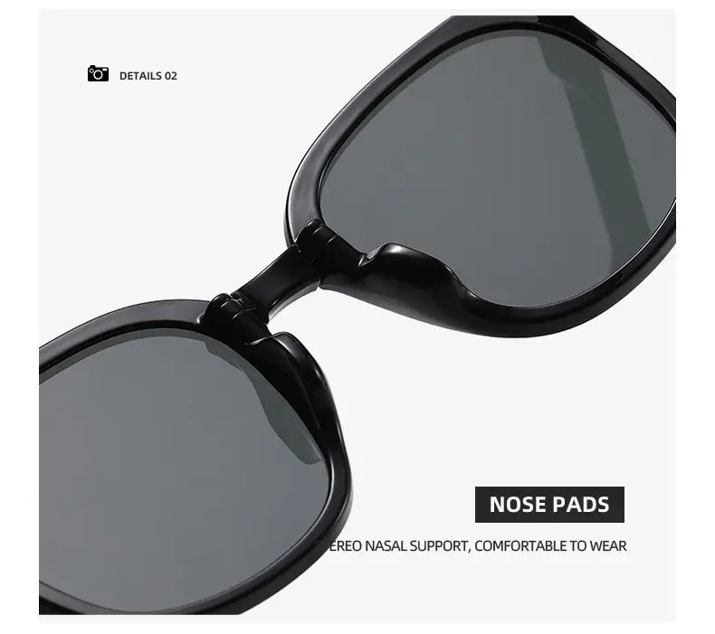 Brown-Brown Sunglasses with Gold Frame Anti-UV — feature 25
