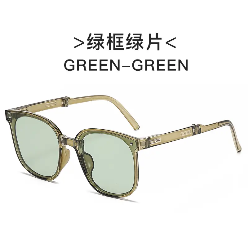 Brown-Brown Sunglasses with Gold Frame Anti-UV - Image 3
