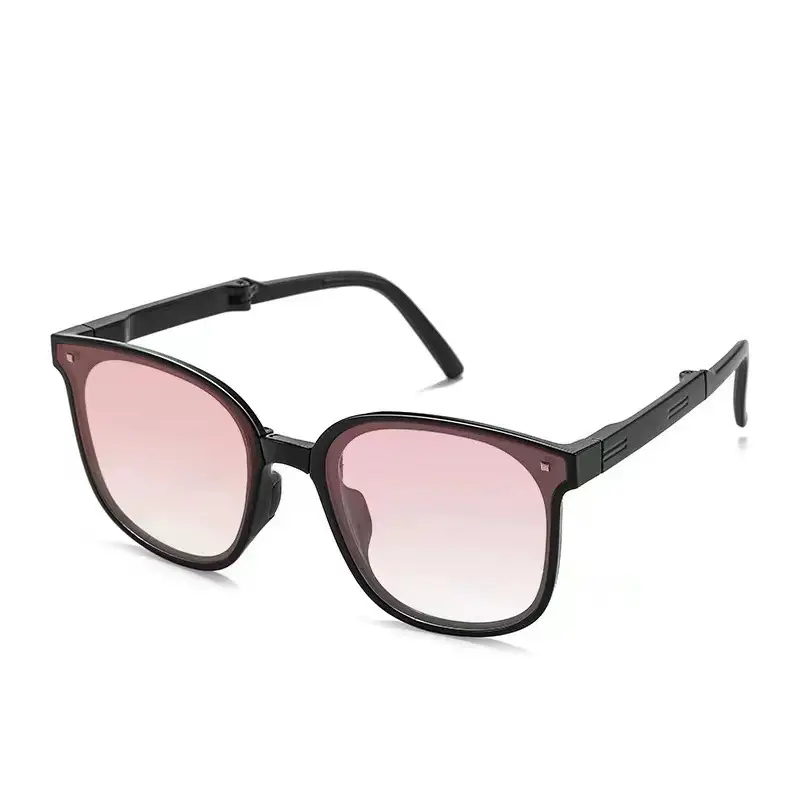 Brown-Brown Sunglasses with Gold Frame Anti-UV - Image 6