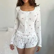 2026 Cross-Border Women's Tie-Up Halter Neck Suit Set — feature 3