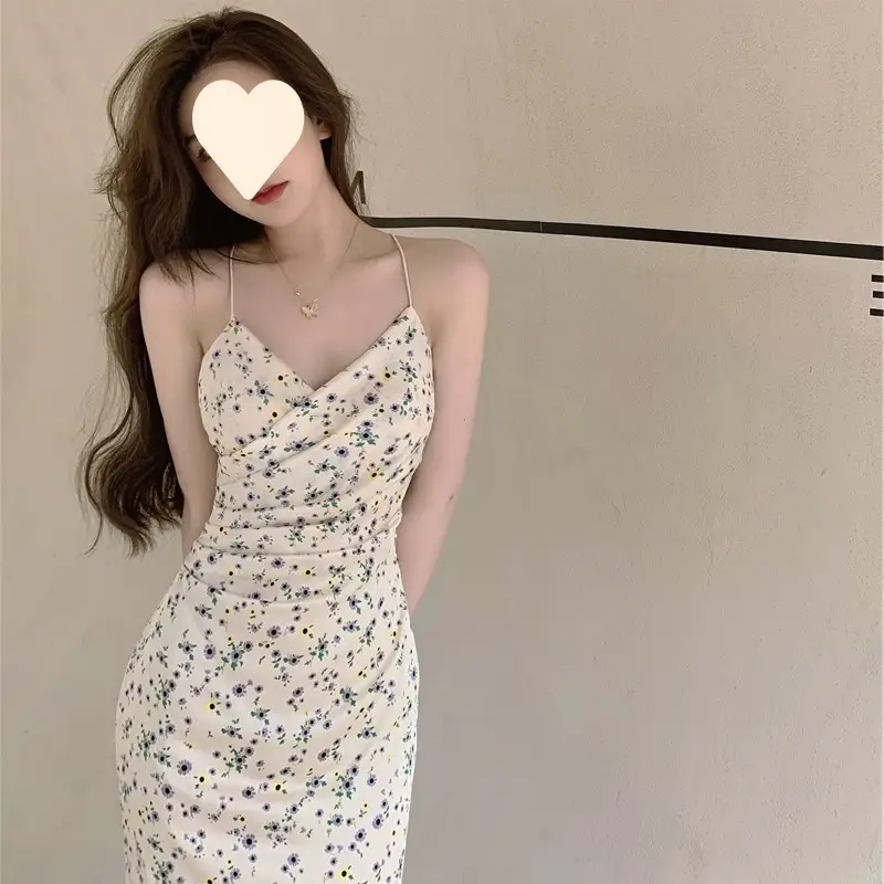 Gentle Floral Tea Break Waist Dress for Women Summer 2025 - Image 2