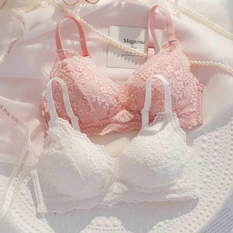 Genuine Thin Cup Lace Bra for Women Summer