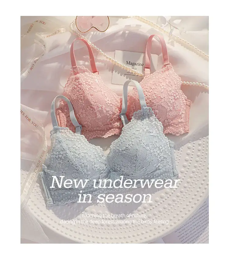Genuine Thin Cup Lace Bra for Women Summer — feature 20